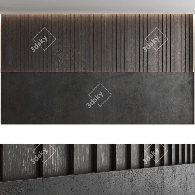 Decorative Panel Set - Premium Wall Decor 3D model image 3