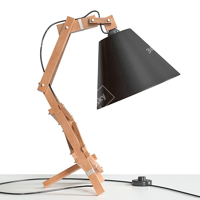 Minimalist Table Lamp by Paladim 3D model image 10