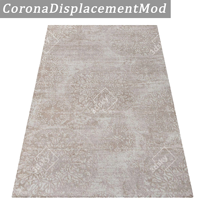 Luxury Carpets Set: High-Quality Textures 3D model image 4