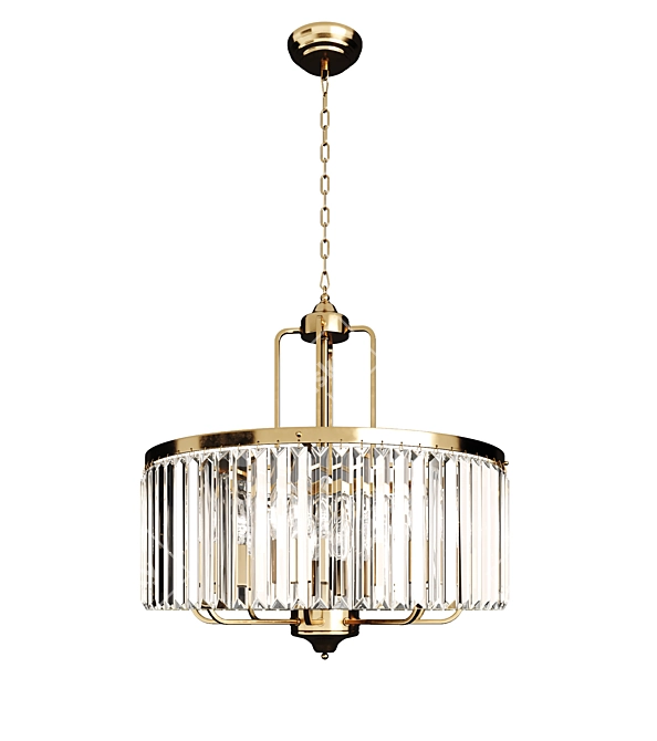 Elegant Borno Chandelier - OML-66003 3D model image 1