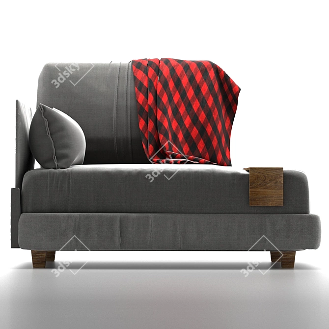 Modern Comfort: Koctas Fly Sofa 3D model image 2
