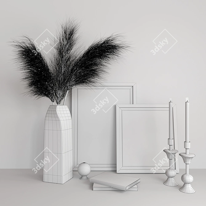 Modern Decor Set - 3D Model 3D model image 3