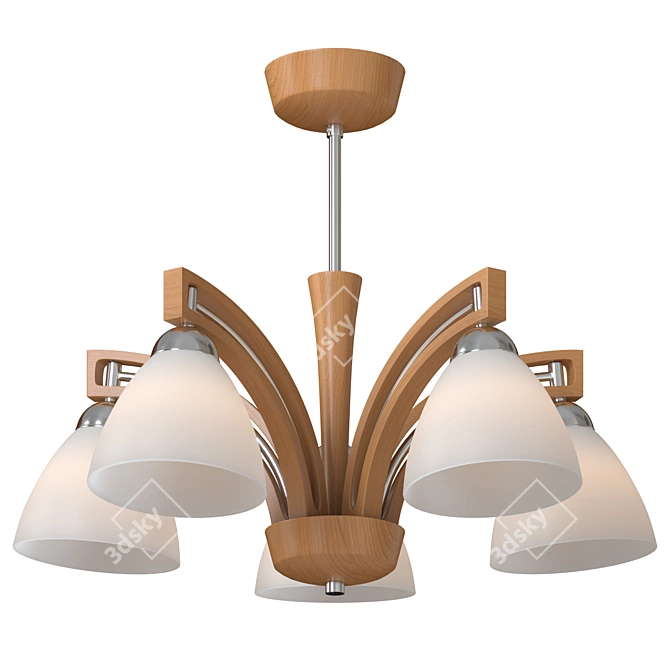 Modern Polish Ceiling Chandeliers 3D model image 4