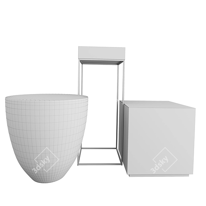 Elegant Gambia Plant Stand

Stylish Gannett End Table

Modern Kioni Cube Table 3D model image 3