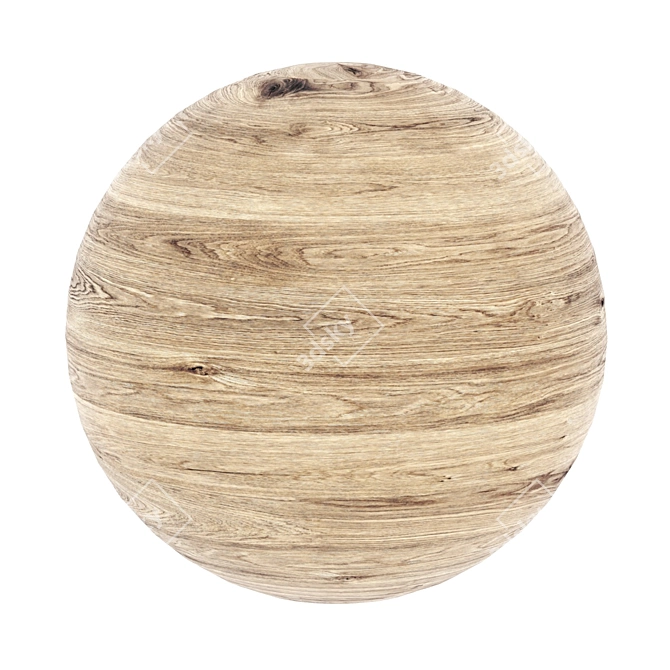 PBR Wood Texture Set 3D model image 2