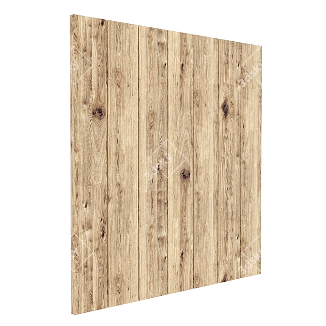 PBR Wood Texture Set 3D model image 3