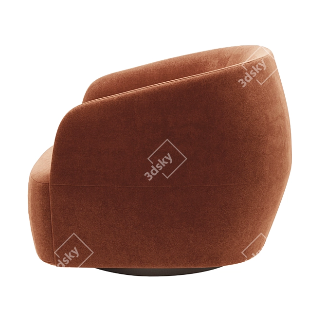 Sumo Lounge Chair: Ultimate Comfort in Style 3D model image 3