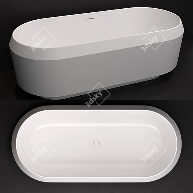 Lariana: Luxury Bath by Agape 3D model image 1