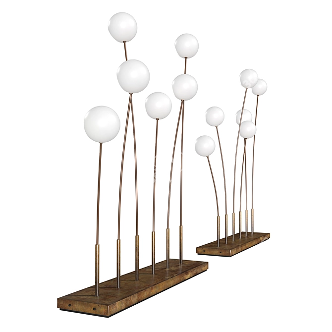 Prato Fiorito Outdoor Floor Lamp 3D model image 2