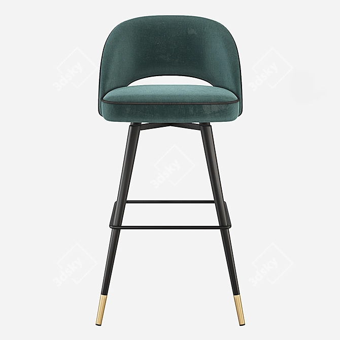 Eichholtz Velvet Cooper Dining Chair 3D model image 4