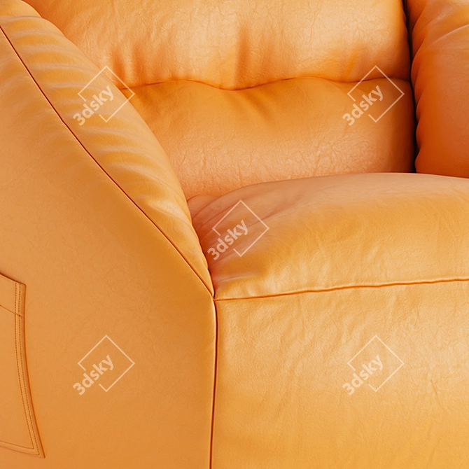 Cozy Lounge Sofa 3D model image 3