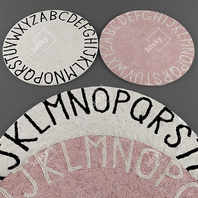 Round Rugs Collection 241 3D model image 2