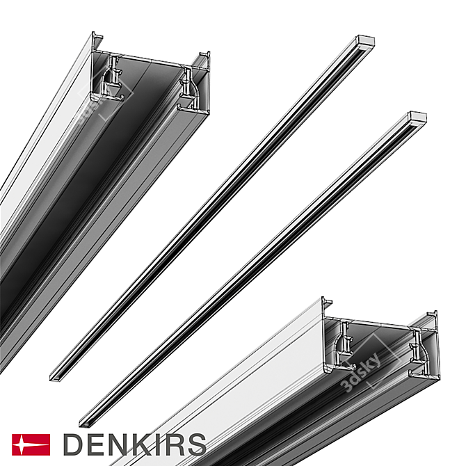 Aluminum Cable Raceway - Denkirs TR1002 3D model image 3