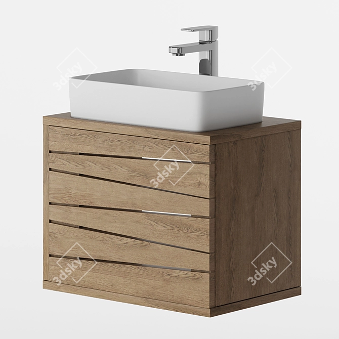 LM Bathroom Vanity 174 - Sleek and Stylish 3D model image 4