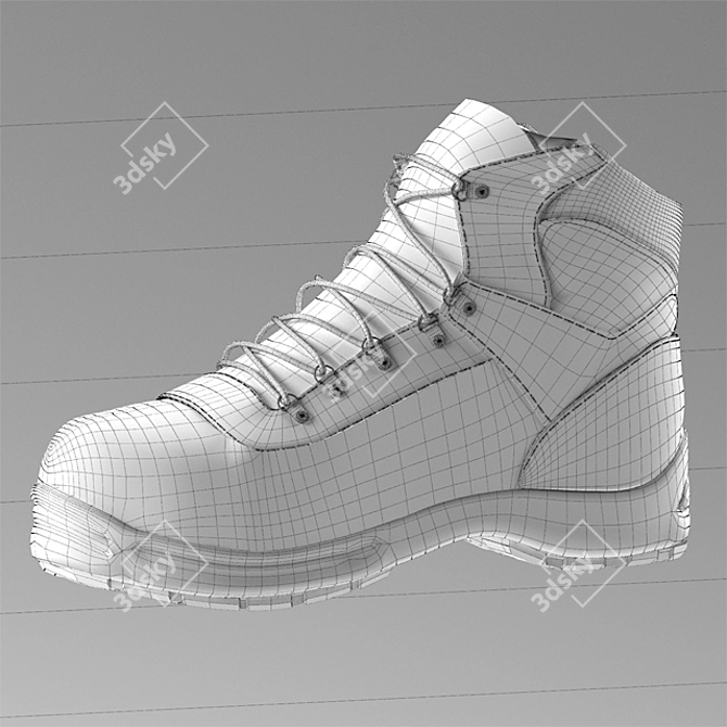 Corona-proof Shoe: Ultimate Protection 3D model image 3