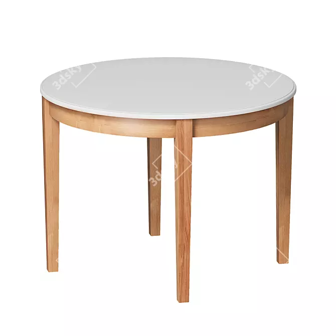 Taurus Circle Dining Table 3D model image 2