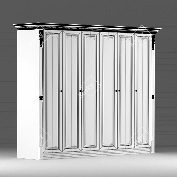 Elegant Dominanto Cupboard 3D model image 3