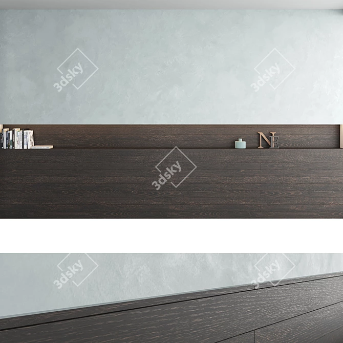 Decorative Wall Panel Set - Modern and Versatile 3D model image 3