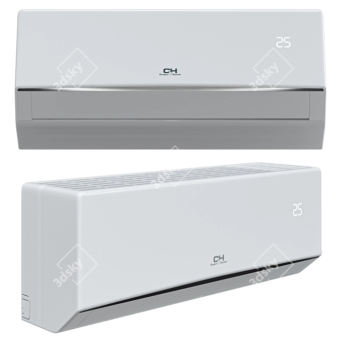 Cooper & Hunter CH-S07FTX5: Efficient and Powerful Air Conditioning 3D model image 2