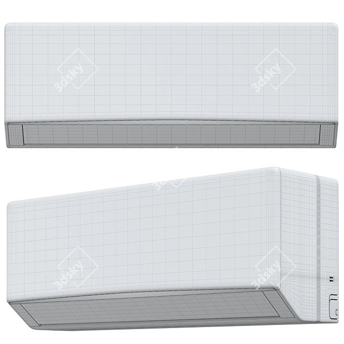 Cooper & Hunter CH-S07FTX5: Efficient and Powerful Air Conditioning 3D model image 4