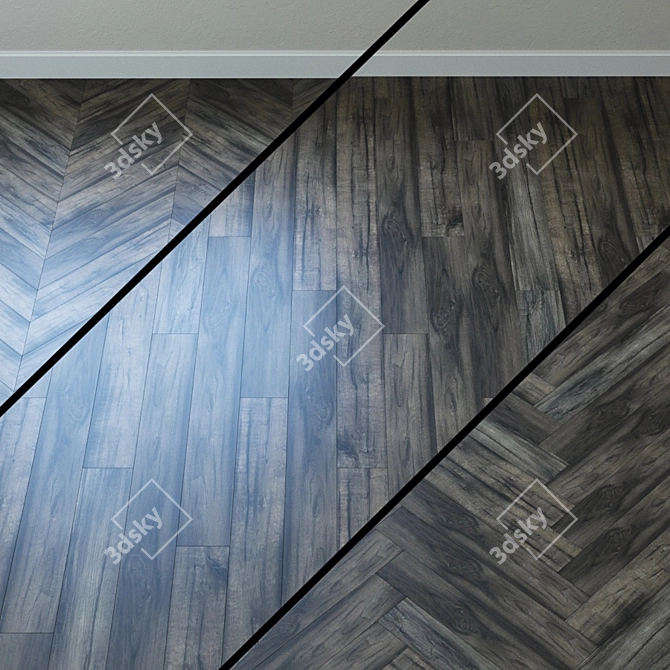 Egger Pro Classic Laminate: Gray Brynford Oak 3D model image 1