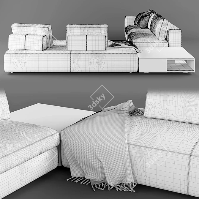 DitreItalia Urban 2.0: Versatile & Elegant Sofa 3D model image 5