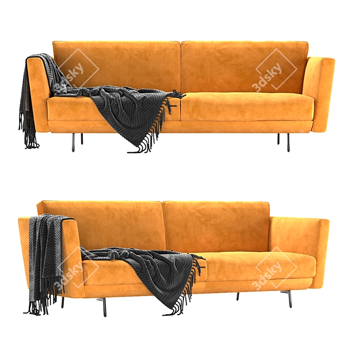 Urban Modern Sofa 3D model image 1