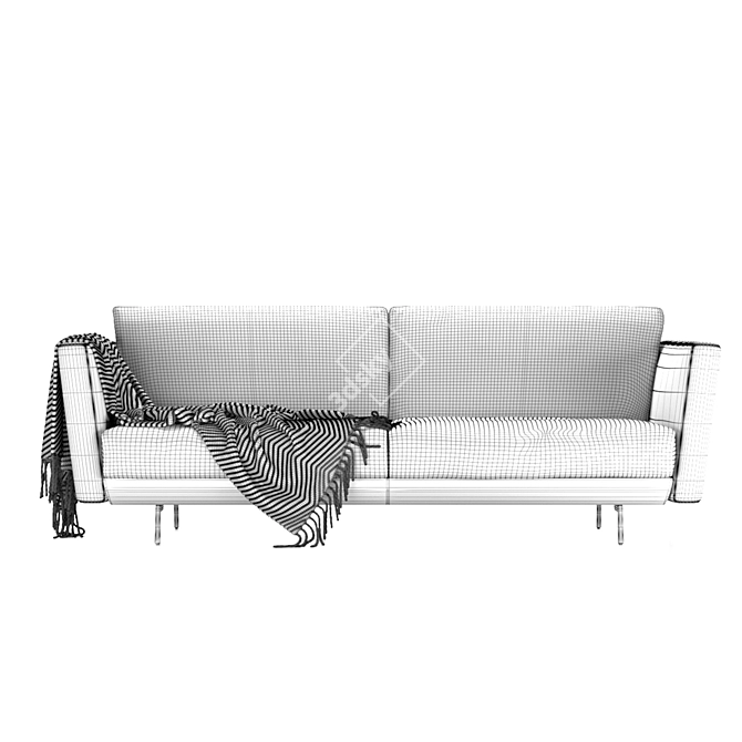 Urban Modern Sofa 3D model image 2