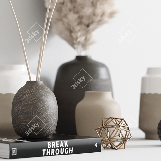 3D Decor Set: Max 2016 & V-Ray 5 3D model image 2