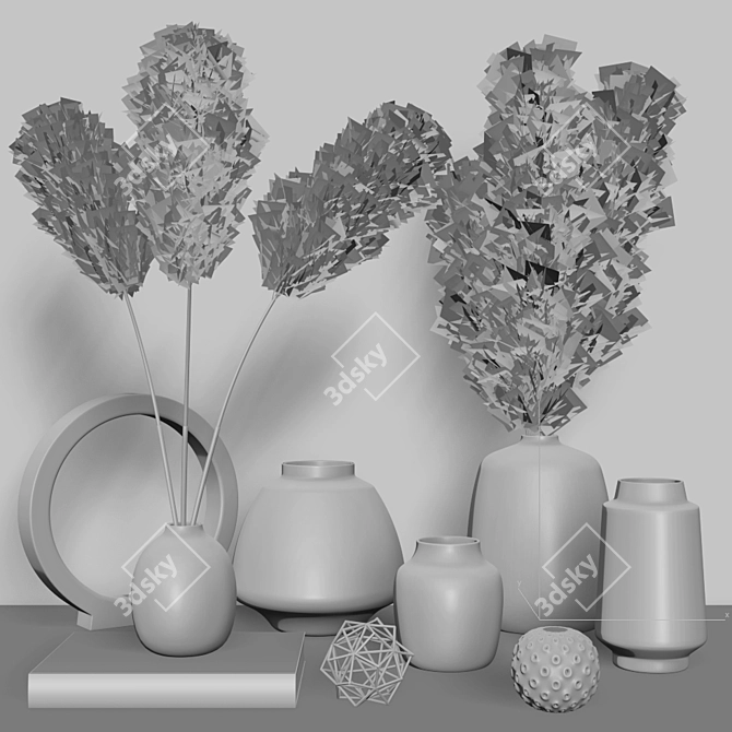 3D Decor Set: Max 2016 & V-Ray 5 3D model image 4