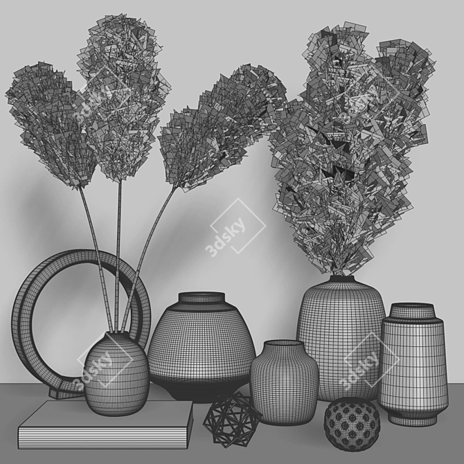 3D Decor Set: Max 2016 & V-Ray 5 3D model image 5