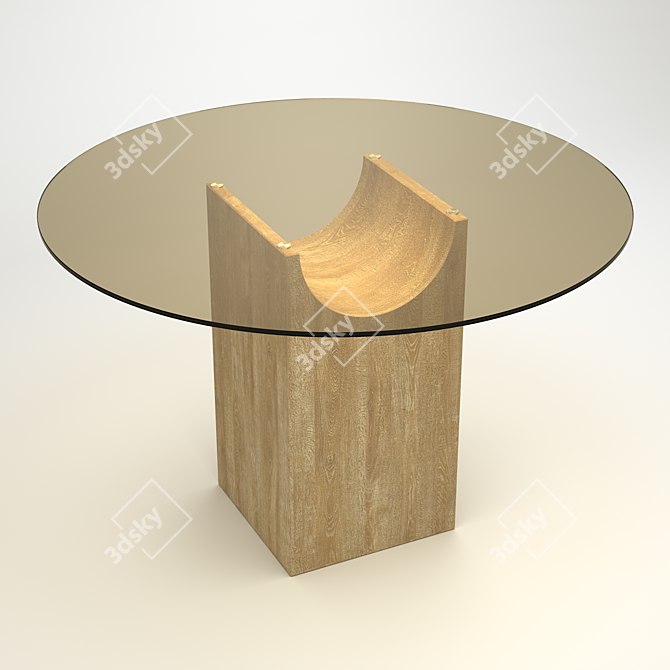  Timeless Elegance: VESTIGE Table 3D model image 1