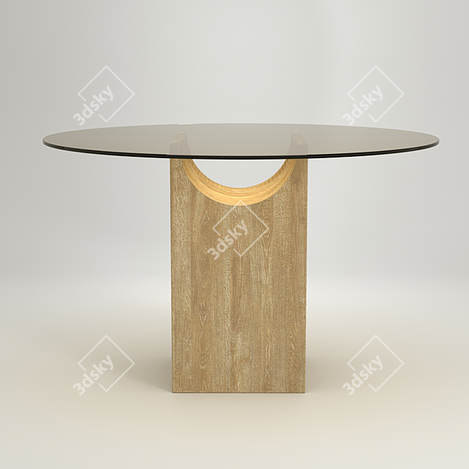  Timeless Elegance: VESTIGE Table 3D model image 2