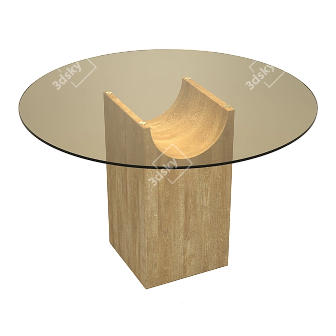  Timeless Elegance: VESTIGE Table 3D model image 10