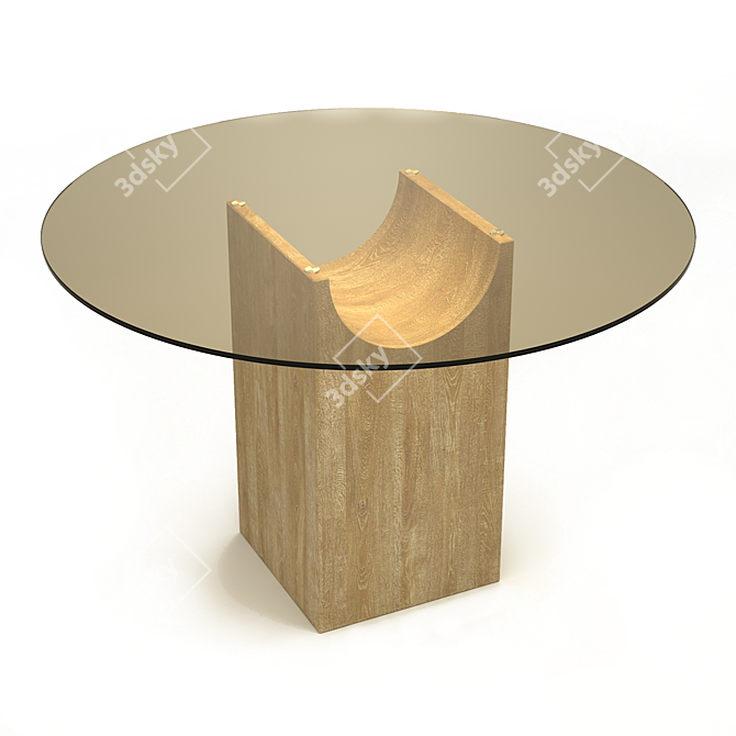 Timeless Elegance: VESTIGE Table 3D model image 15