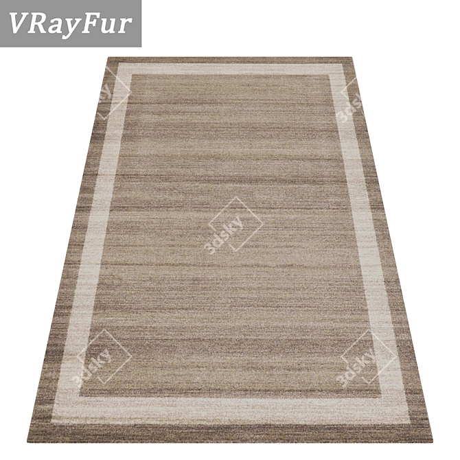 Premium Quality Carpet Set 3D model image 2