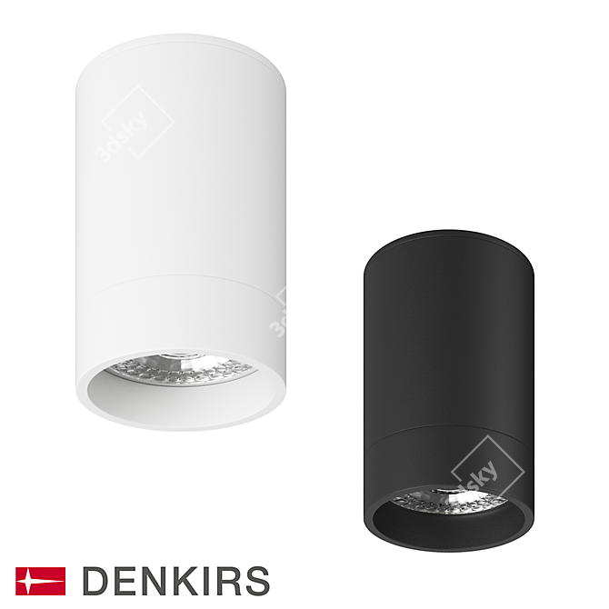 Versatile Aluminum Spot Light - DK2050 3D model image 2