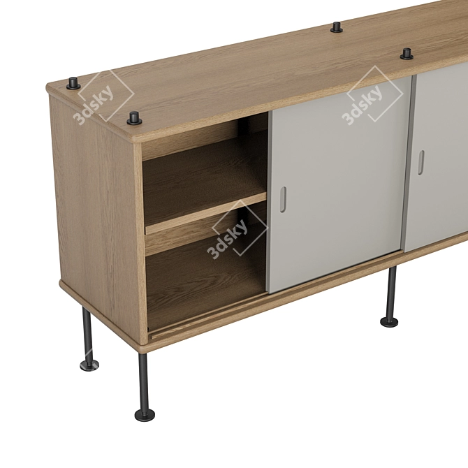 Carl Hansen Borge Mogensen Cabinet 3D model image 2