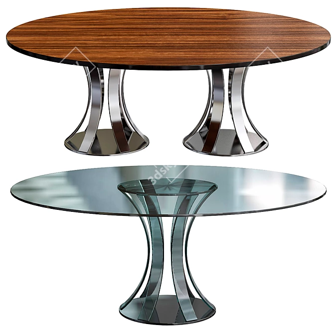 Sarrique 72: Perfect Table Set 3D model image 1