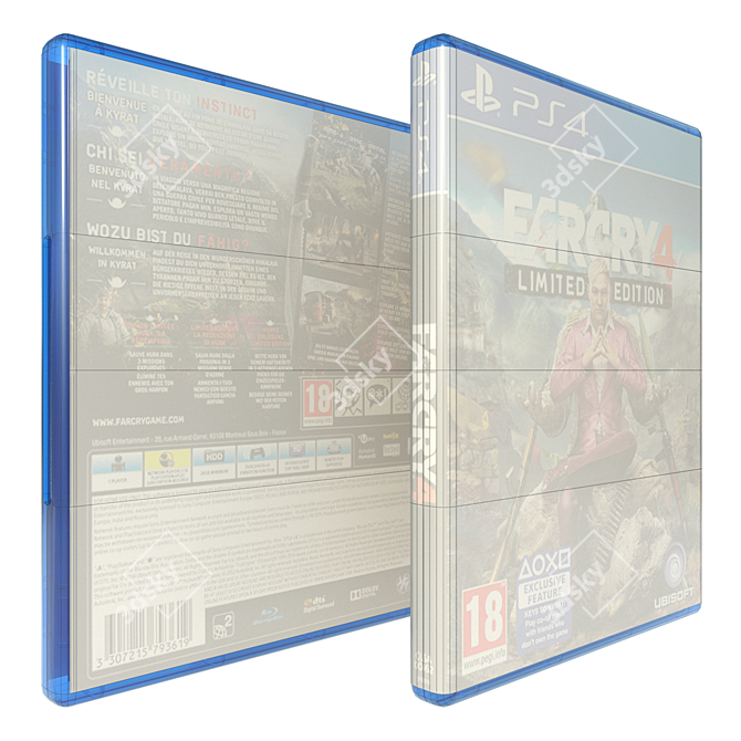 PS4 Games Collection: Vol. 1 3D model image 4