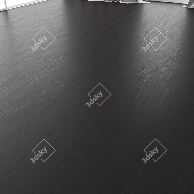 Premium Wood Floor Set - Variety of Styles 3D model image 5