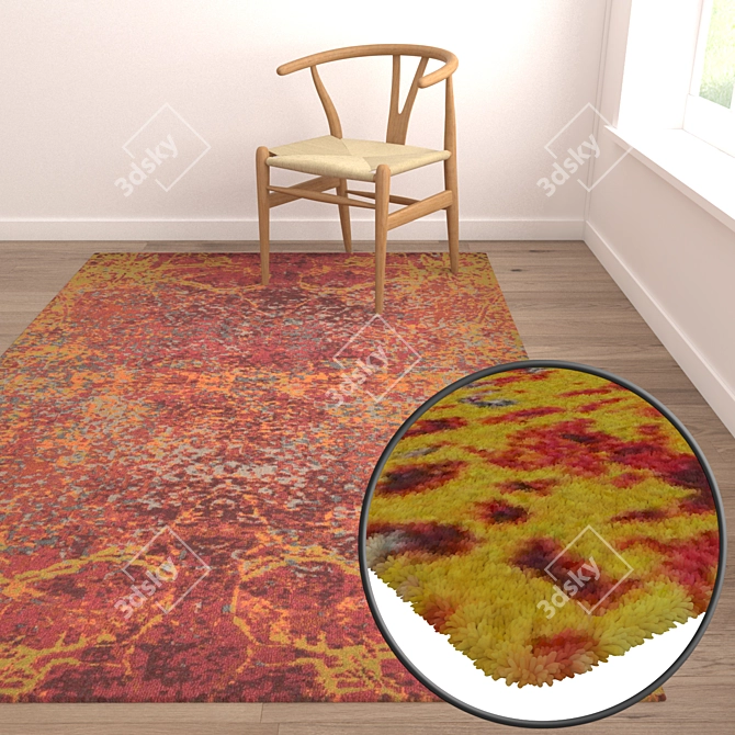 Luxury Carpet Collection 3D 3D model image 5