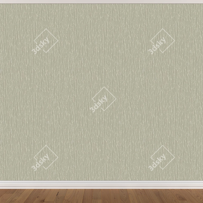 Seamless Wallpaper Set - 3 Colors 3D model image 3