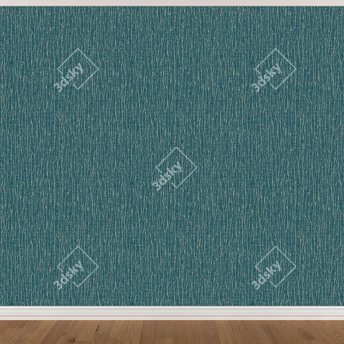 Seamless Wallpaper Set in 3 Colors 3D model image 3