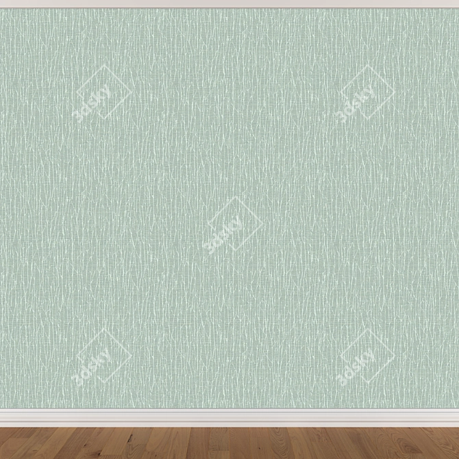 Seamless Wallpaper Set in 3 Colors 3D model image 4