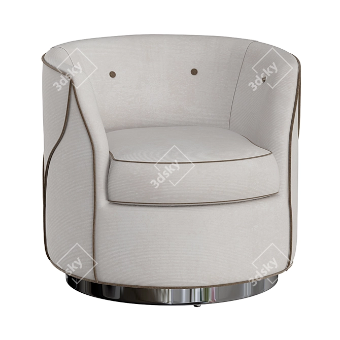 Swivel Comfort: Robertson Chair 3D model image 1