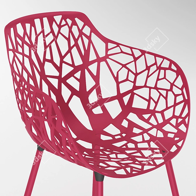 Quick Forest Dining Armchair 3D model image 3