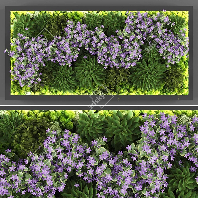 Green Oasis: 116-Vertical Garden 3D model image 1