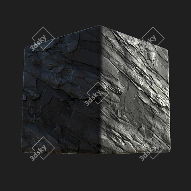 Seamless Cliff Texture Pack 3D model image 2