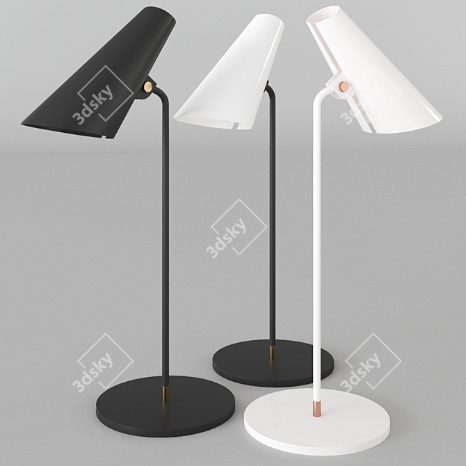 Sleek Siro Table Lamp by Himmee 3D model image 1